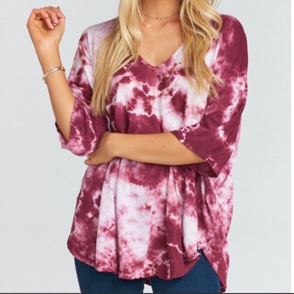 NWT Show Me Your Mumu shook tie dye oversized tunic top - Picture 1 of 5